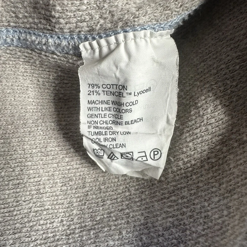 Tommy Bahama 1/4 Snap Cotton Mock‎ Neck Pullover Sweater Mens Sky Light Blue